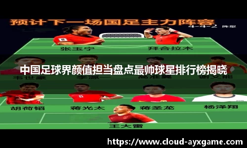 中国足球界颜值担当盘点最帅球星排行榜揭晓